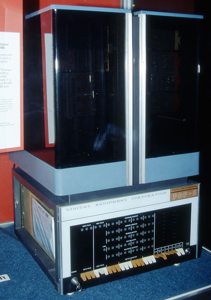 PDP-8.  Image courtesy os Kirk1013 via Wikimedia